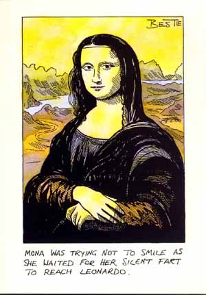 Mona Lisa Cartoon
