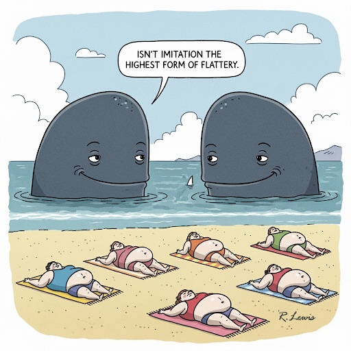Cartoons by Robert J. Lewis at www.artsandopinion.com