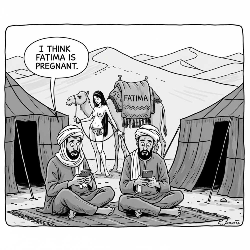 Cartoons by Robert J. Lewis at www.artsandopinion.com