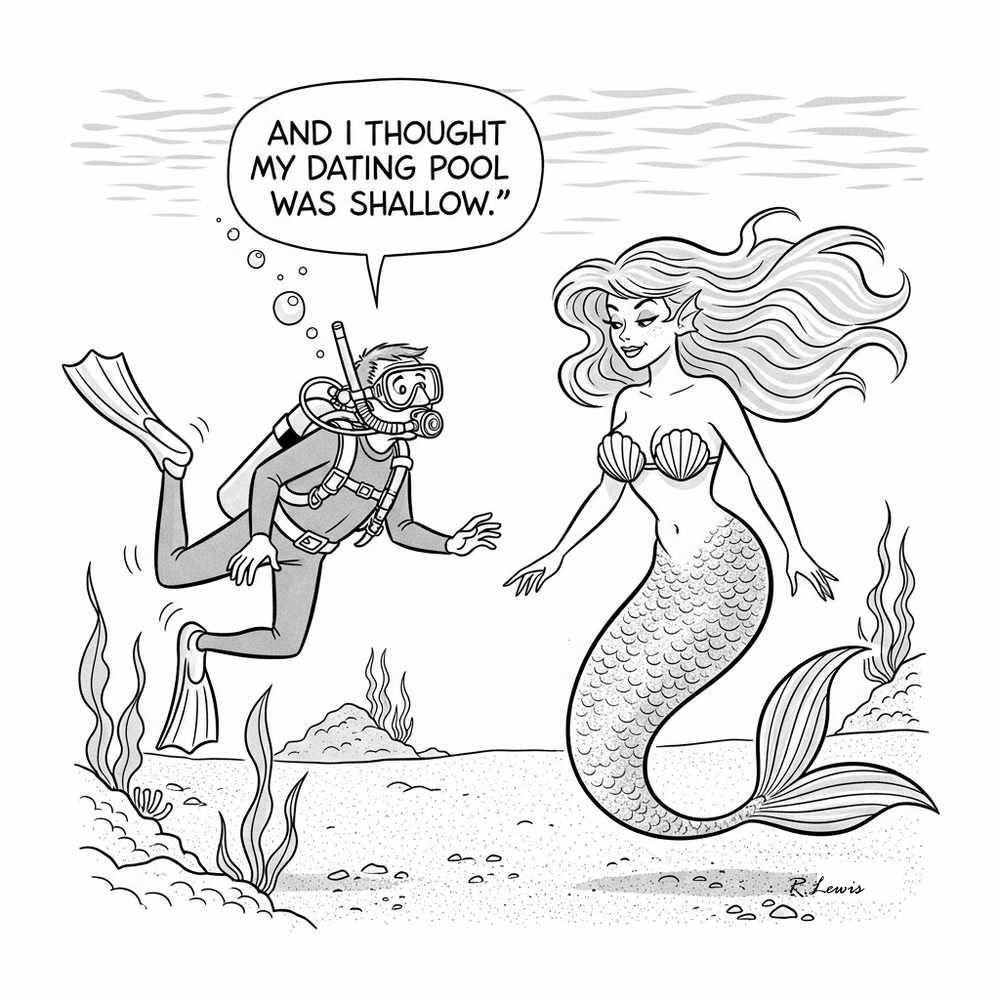 Cartoons by Robert J. Lewis at www.artsandopinion.com