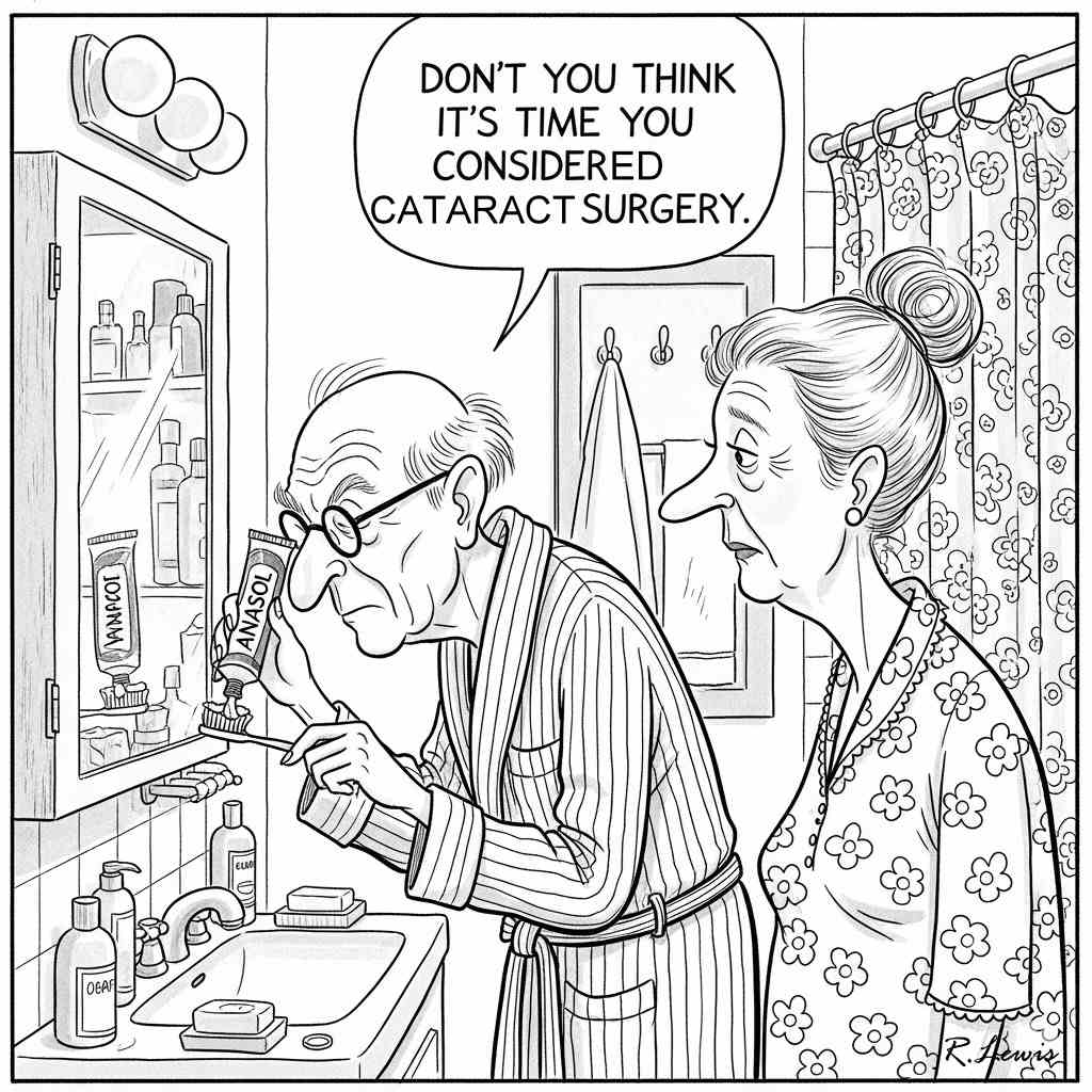 Cartoons by Robert J. Lewis at www.artsandopinion.com