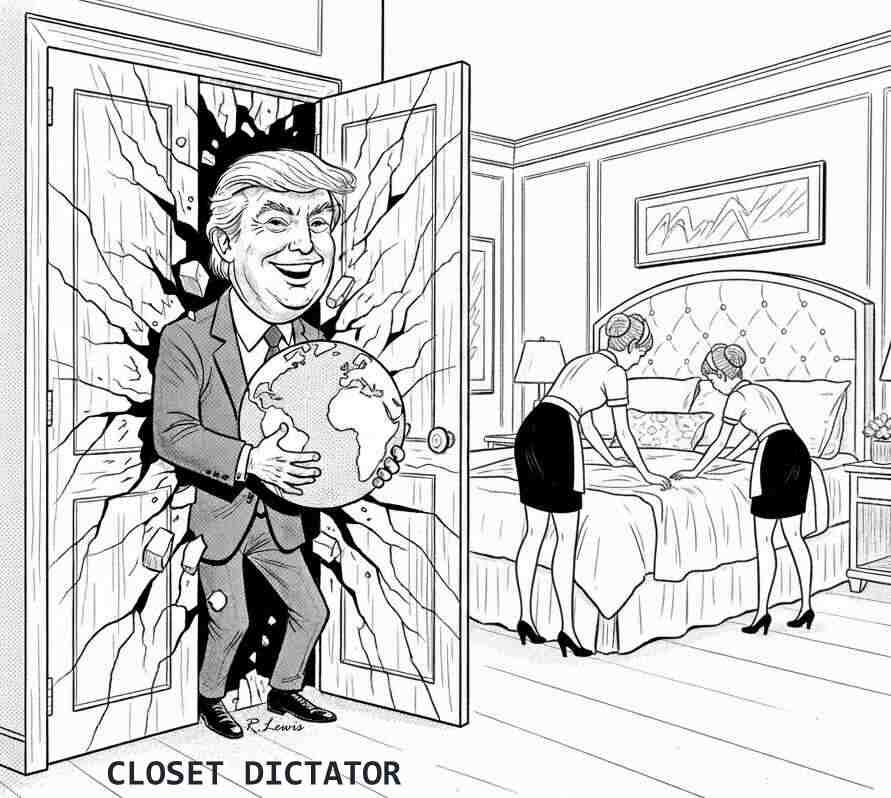 Cartoons by Robert J. Lewis at www.artsandopinion.com