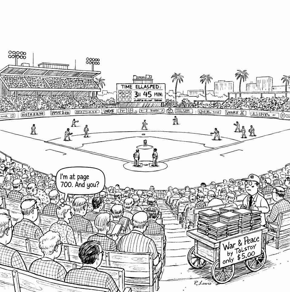 Cartoons by Robert J. Lewis at www.artsandopinion.com