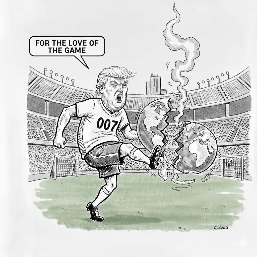 Cartoons by Robert J. Lewis at www.artsandopinion.com