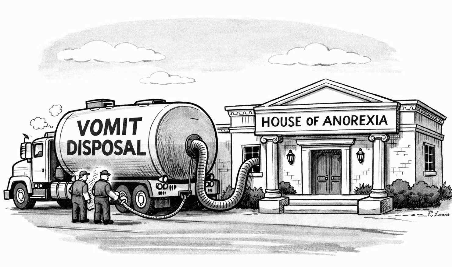 Cartoons by Robert J. Lewis at www.artsandopinion.com
